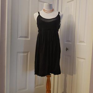 INC Black strap dress